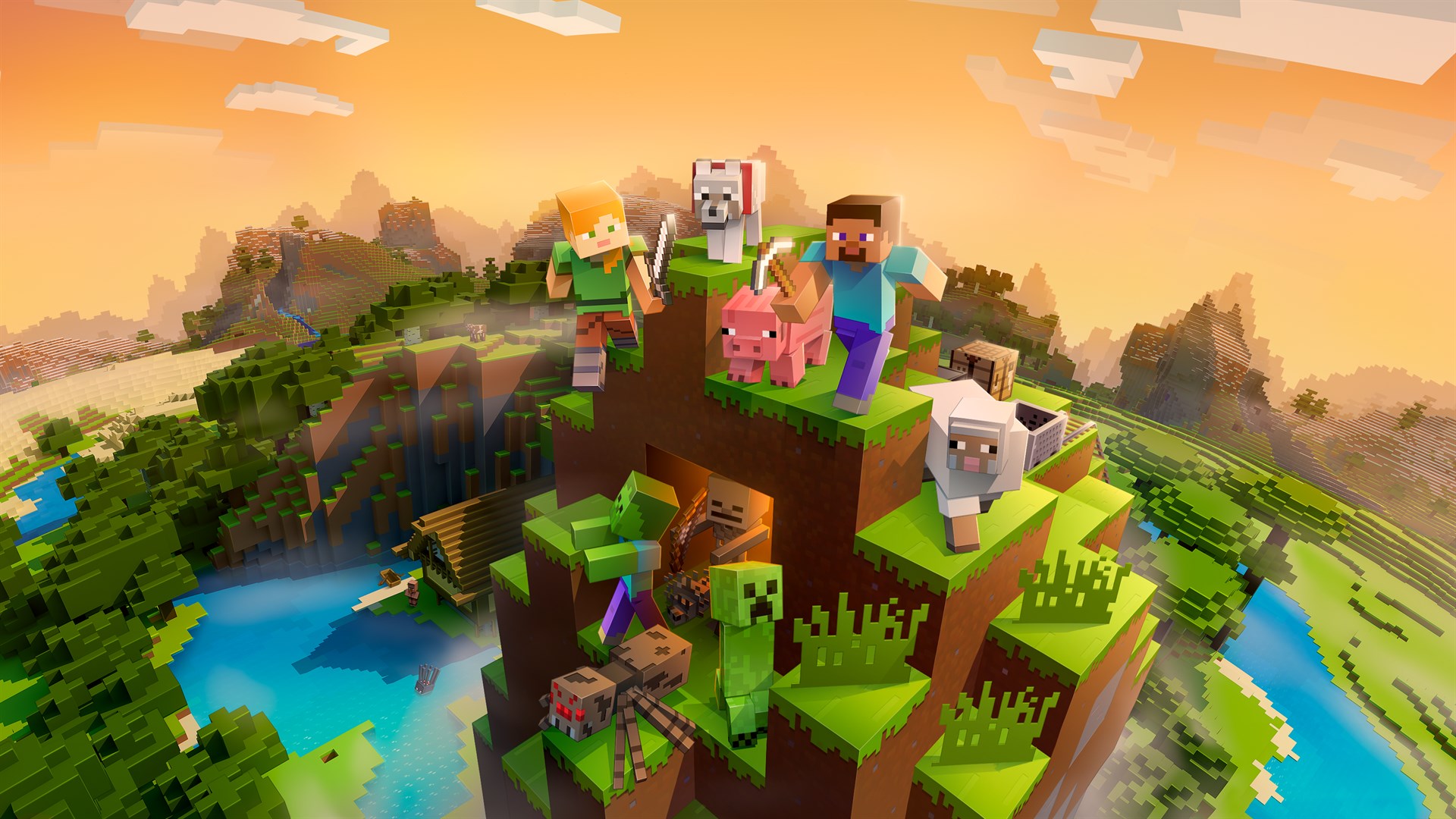 Splash screen for Minecraft
